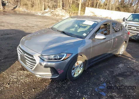 2018 Hyundai Elantra Se from USA, damaged, VIN KMHD74LF6JU575004